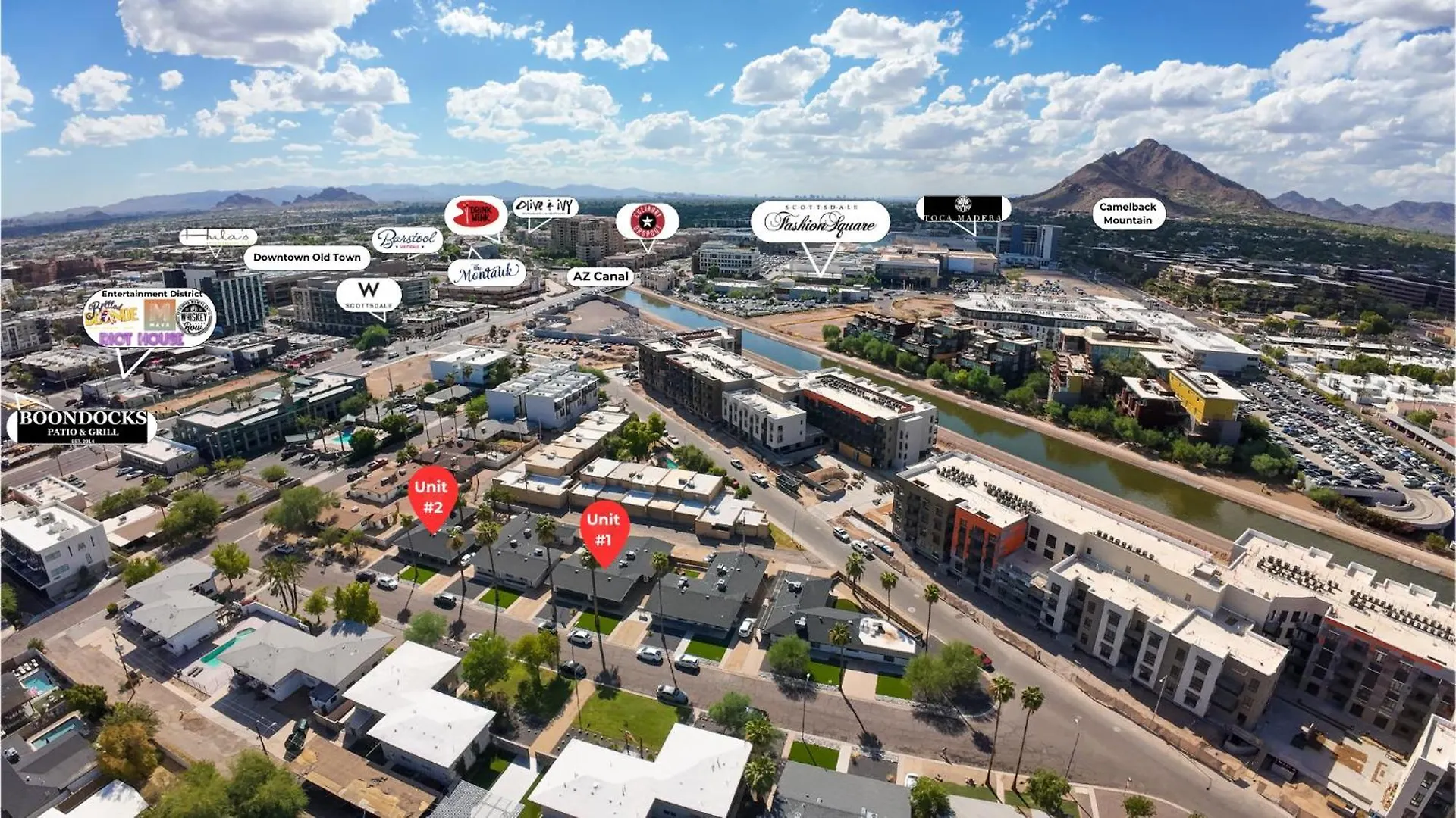 Aura-2 Units-Next To The Entertainment District Villa Scottsdale Nyaraló